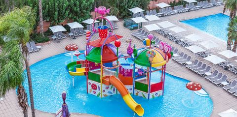 zjeżdżalnia, brodzik