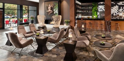 teren hotelu, kawiarnia