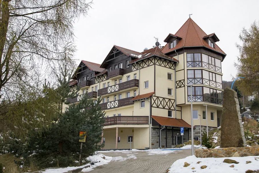 teren hotelu, obiekt