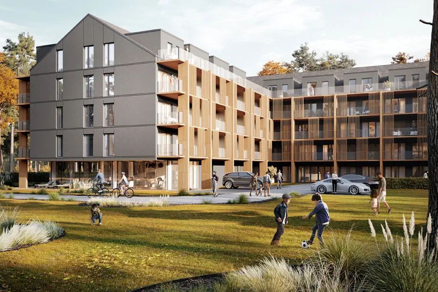 obiekt, teren hotelu