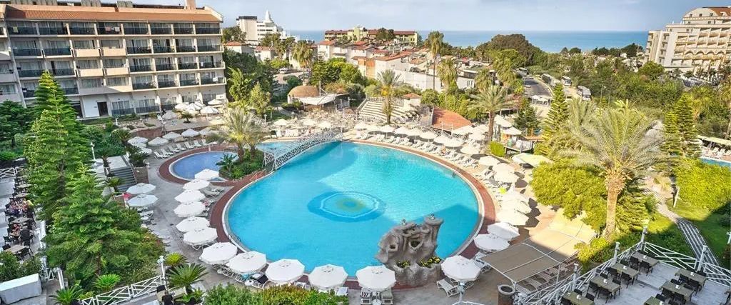 teren hotelu, basen