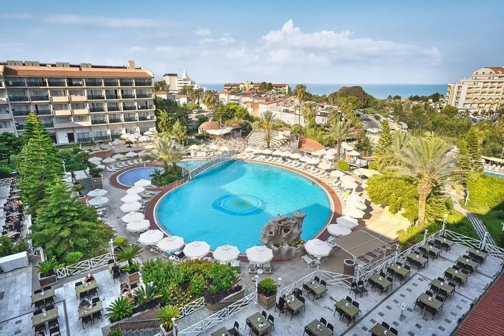teren hotelu, basen