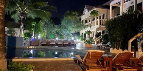 obiekt, teren hotelu, basen