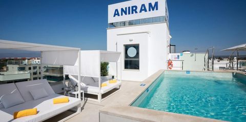 obiekt, teren hotelu, basen