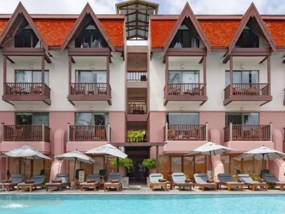 teren hotelu, basen