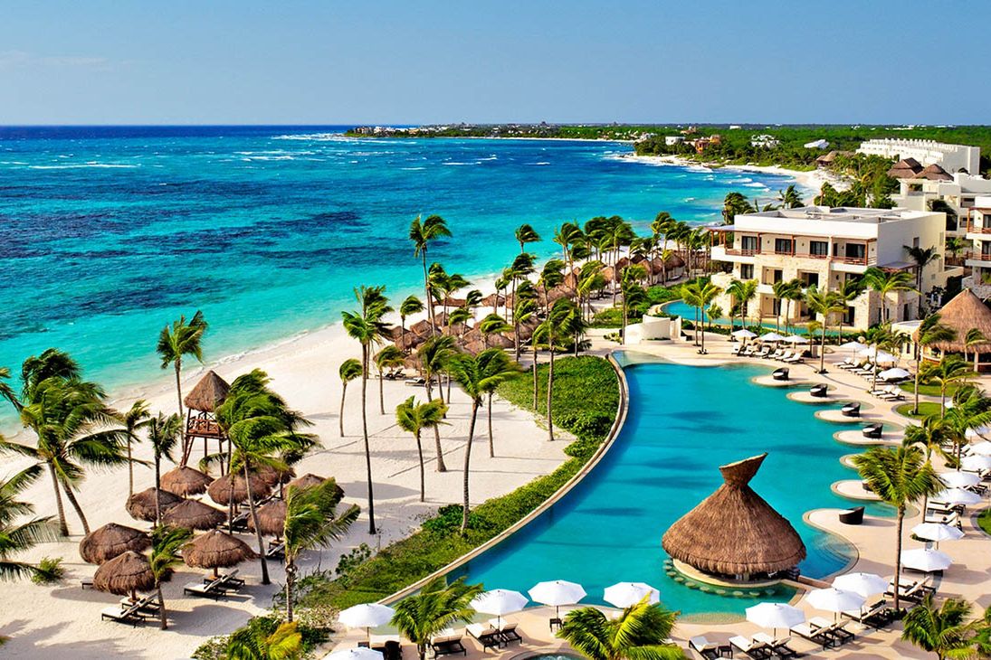 obiekt, teren hotelu, plaża