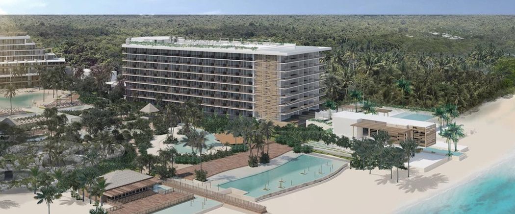 plaża, basen, obiekt