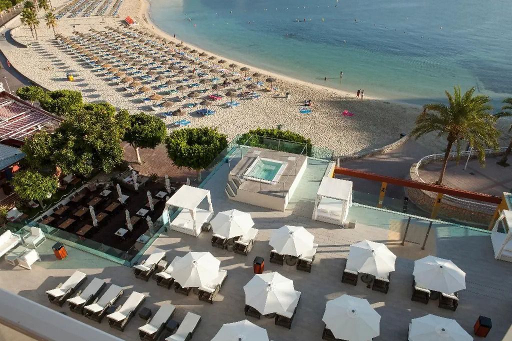 teren hotelu, plaża