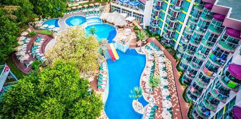 obiekt, teren hotelu, basen