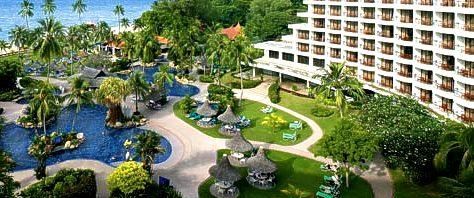 obiekt, teren hotelu