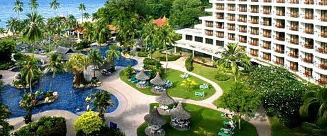 obiekt, teren hotelu