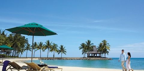teren hotelu, plaża
