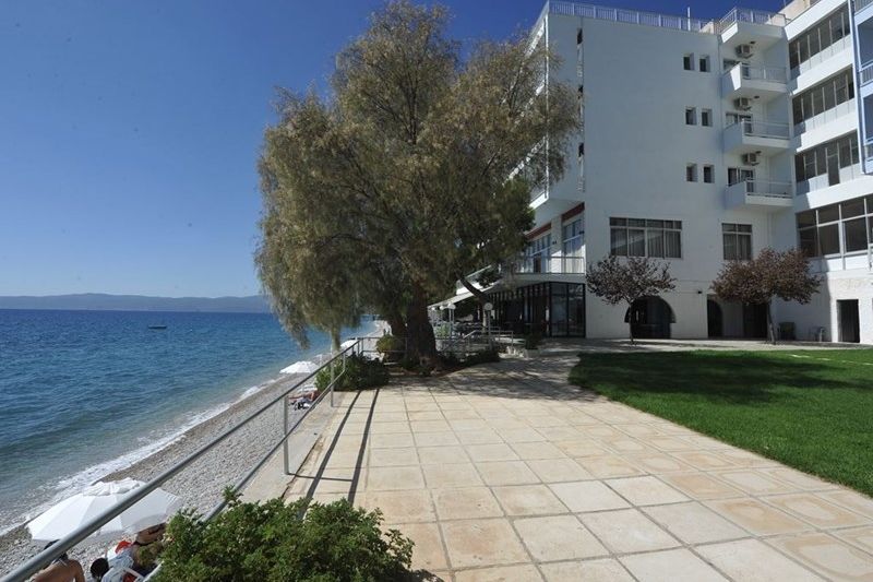 obiekt, teren hotelu