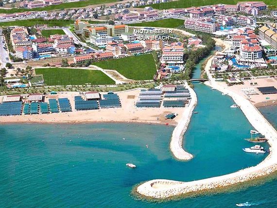 teren hotelu, plaża
