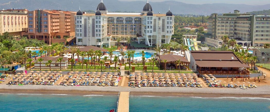 teren hotelu, plaża