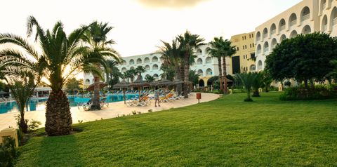 teren hotelu, obiekt