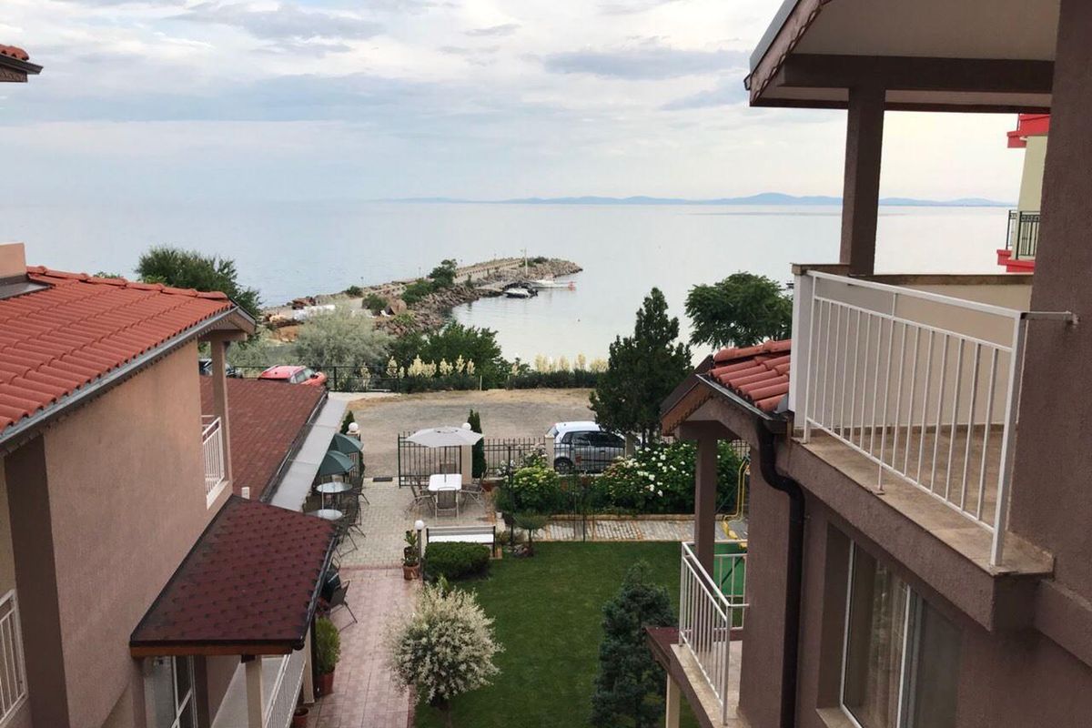 balkon / taras, teren hotelu, plaża
