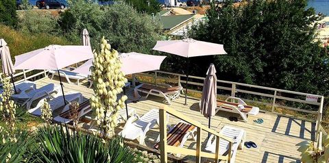 teren hotelu, plaża