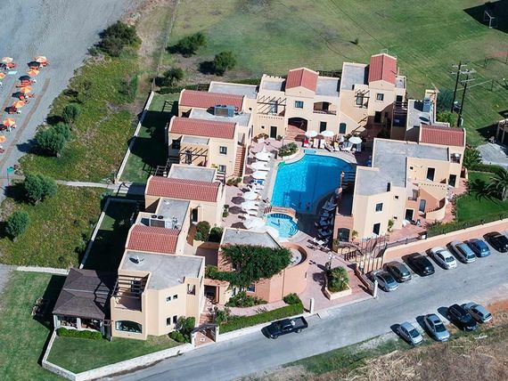 teren hotelu, plaża