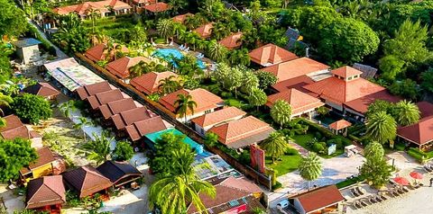 plaża, teren hotelu, obiekt