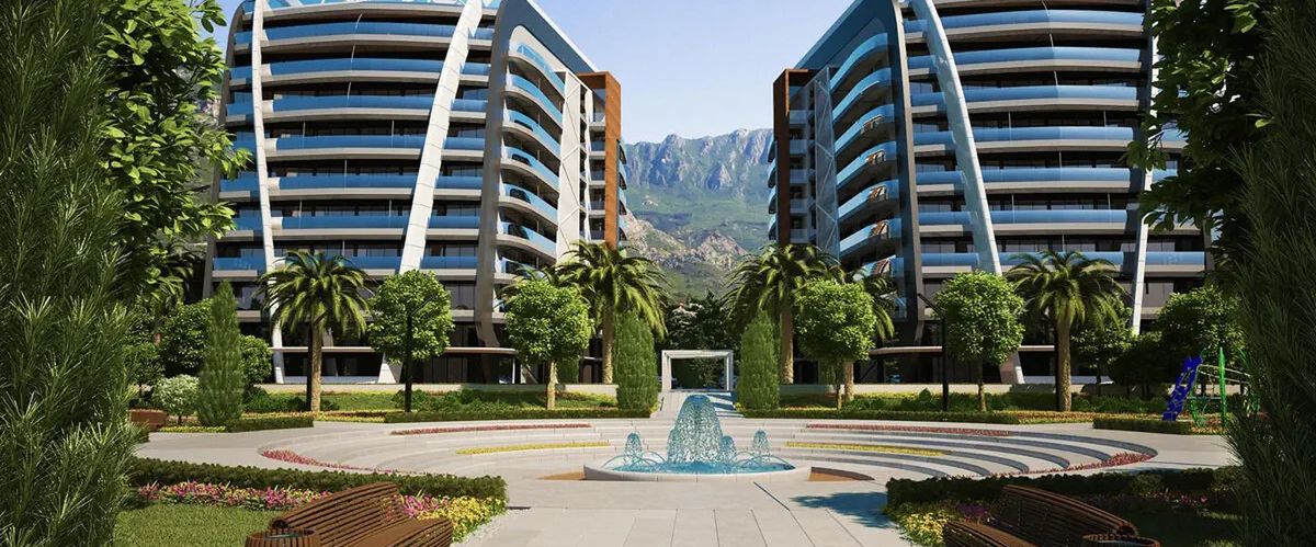 obiekt, teren hotelu, góry