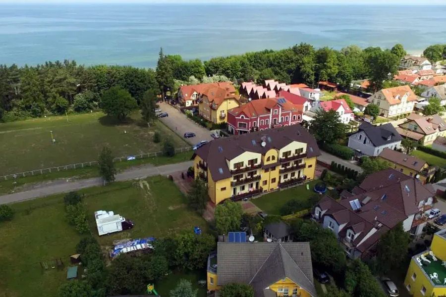 teren hotelu, obiekt