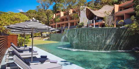 obiekt, teren hotelu, basen