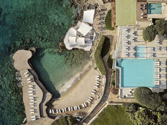 teren hotelu, basen, plaża