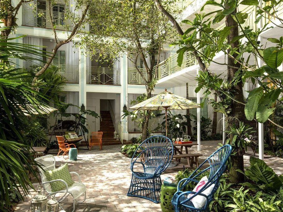 teren hotelu, balkon / taras