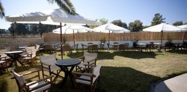 teren hotelu, kawiarnia