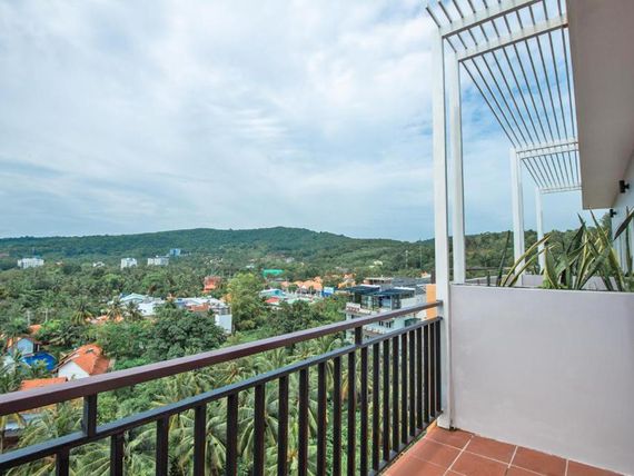 teren hotelu, balkon / taras