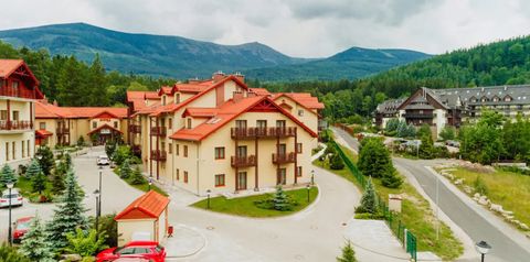 obiekt, teren hotelu, góry