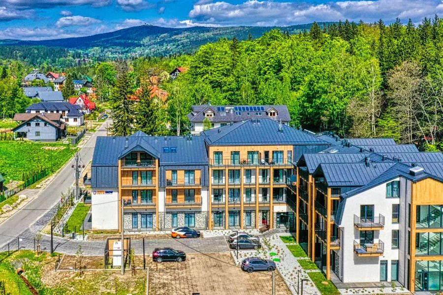 obiekt, teren hotelu