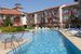 obiekt, teren hotelu, basen