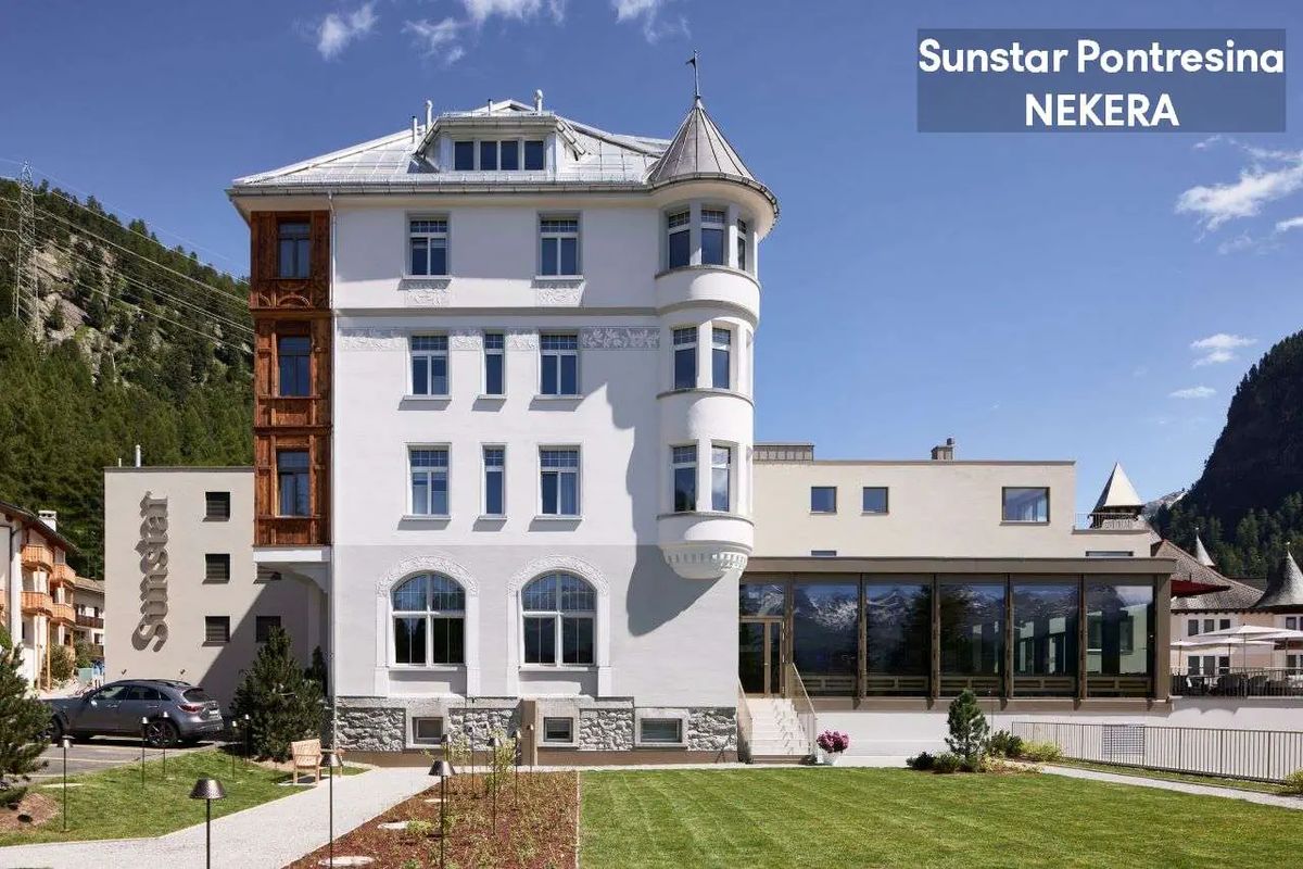 góry, teren hotelu, obiekt