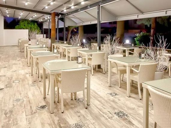 restauracja, balkon / taras