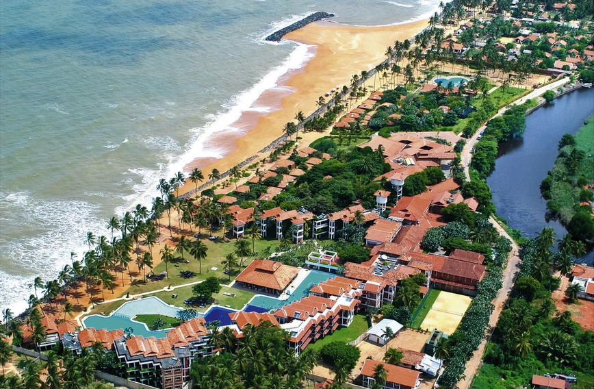 teren hotelu, plaża