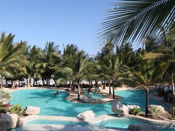 teren hotelu, basen