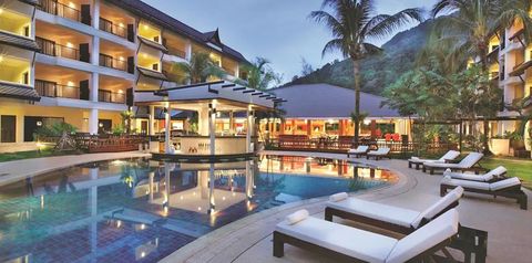 teren hotelu, basen
