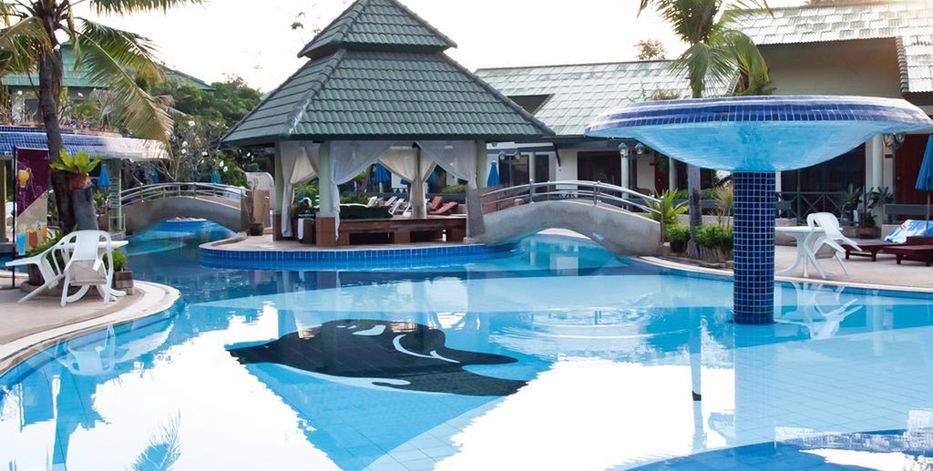 teren hotelu, basen