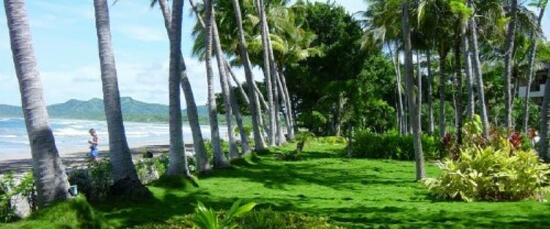 teren hotelu, plaża