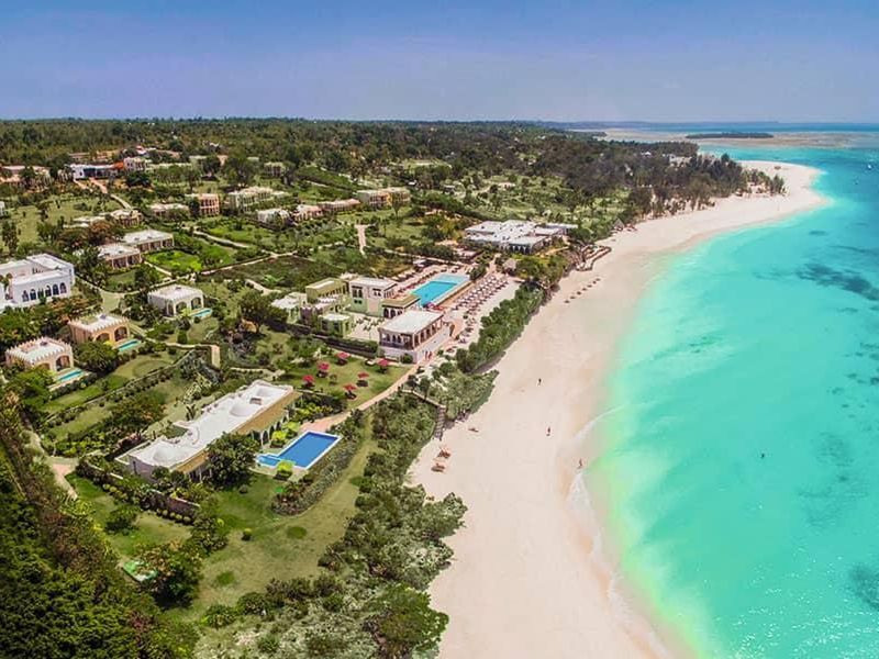 teren hotelu, plaża