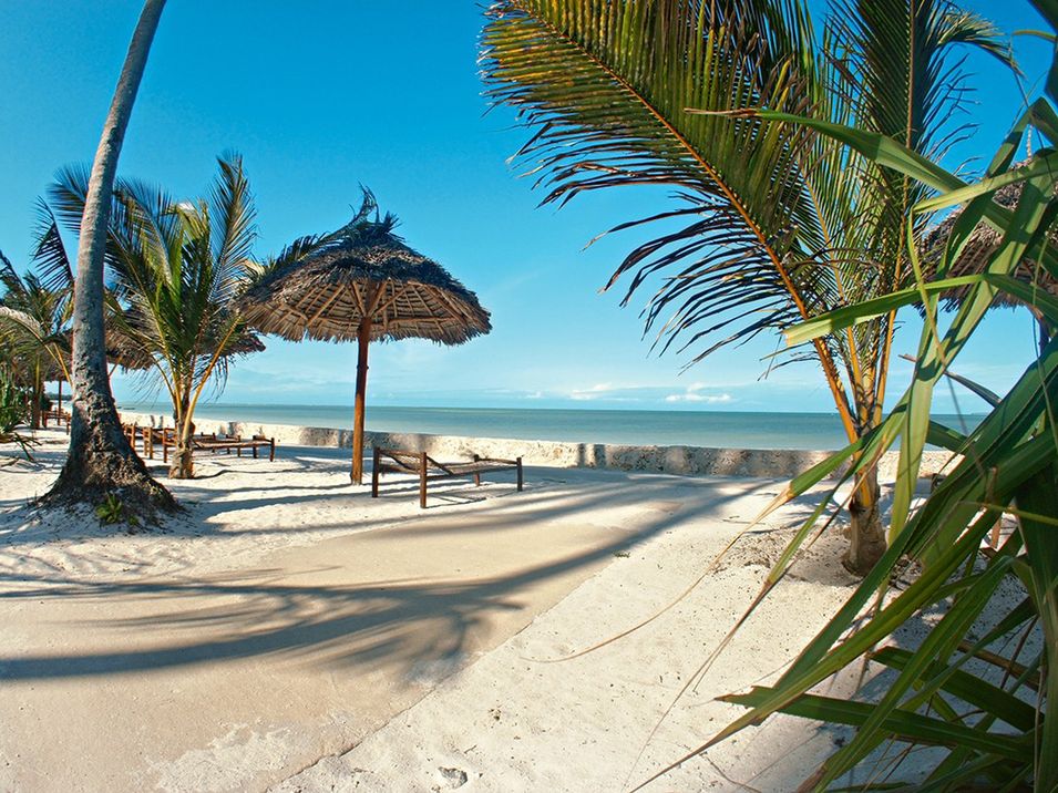 teren hotelu, plaża