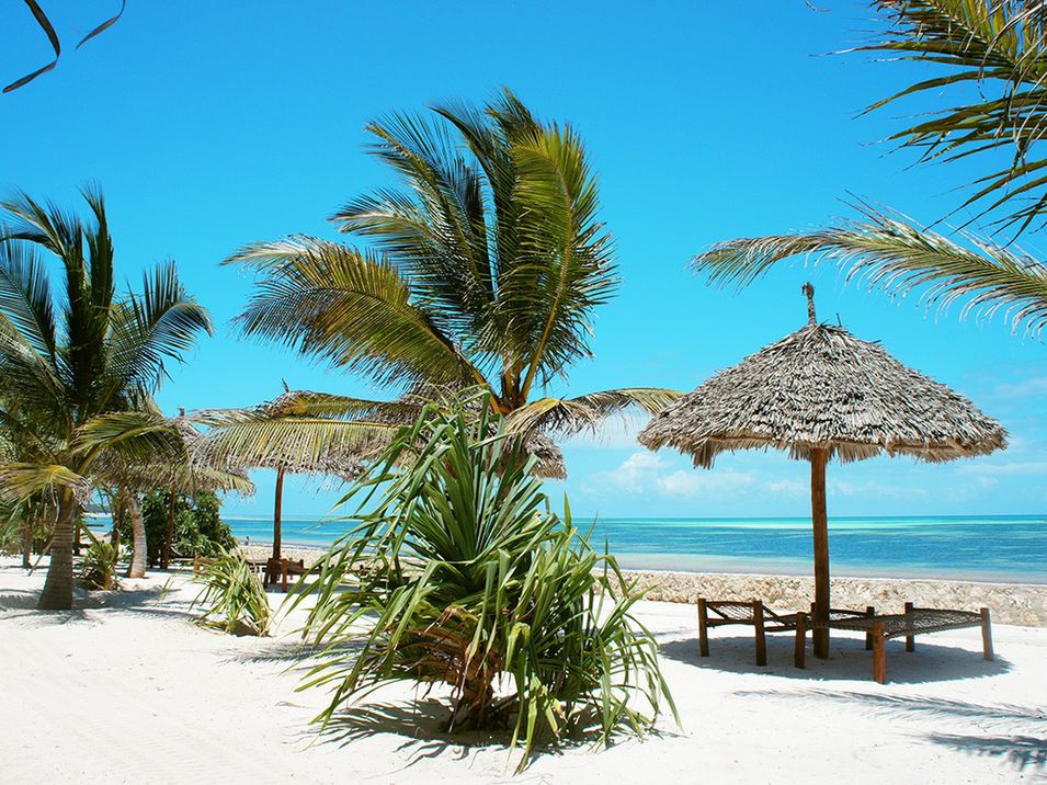 teren hotelu, plaża
