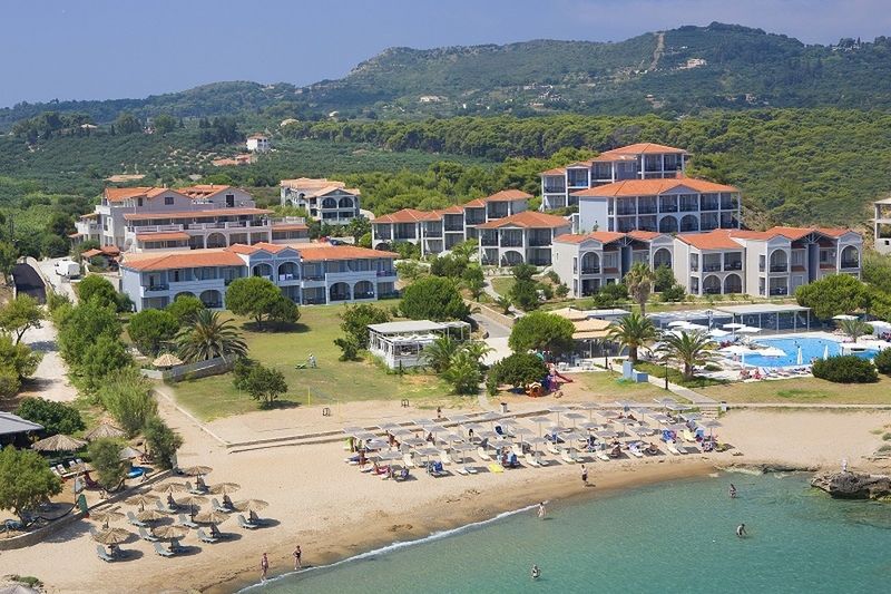 teren hotelu, plaża