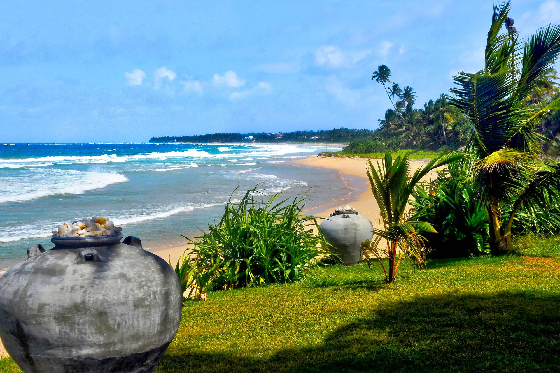 teren hotelu, plaża