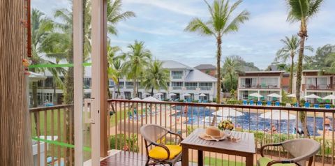 teren hotelu, balkon / taras, basen