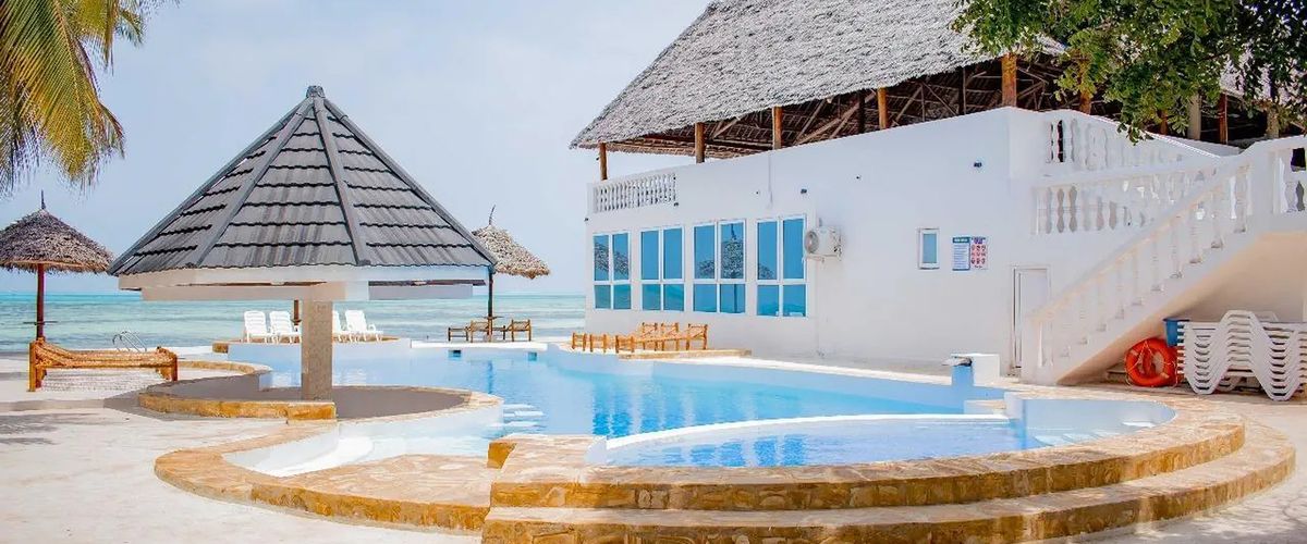 plaża, basen, obiekt