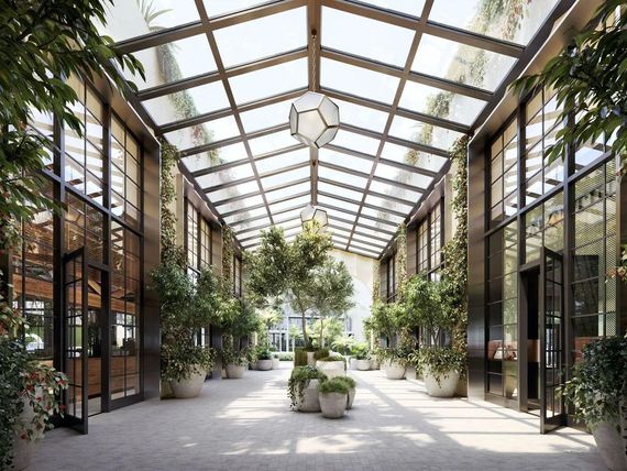 teren hotelu, recepcja / lobby