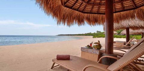 teren hotelu, plaża